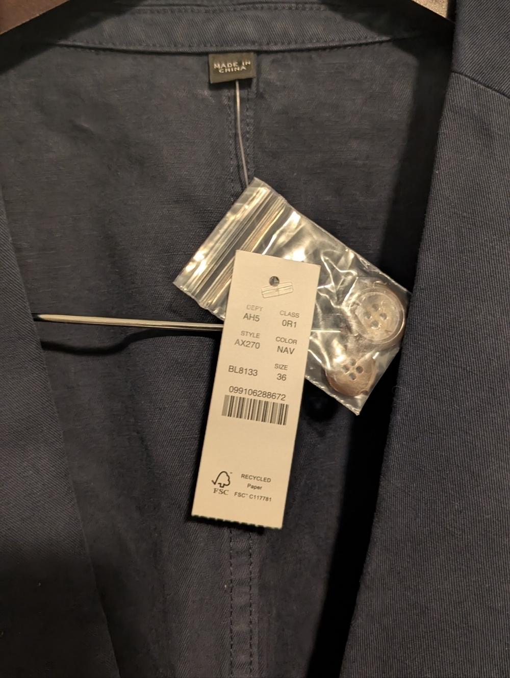 NWT J. Crew Garment-Dyed Cotton-Linen Blend Chino Suit Jacket - Picture 10 of 14